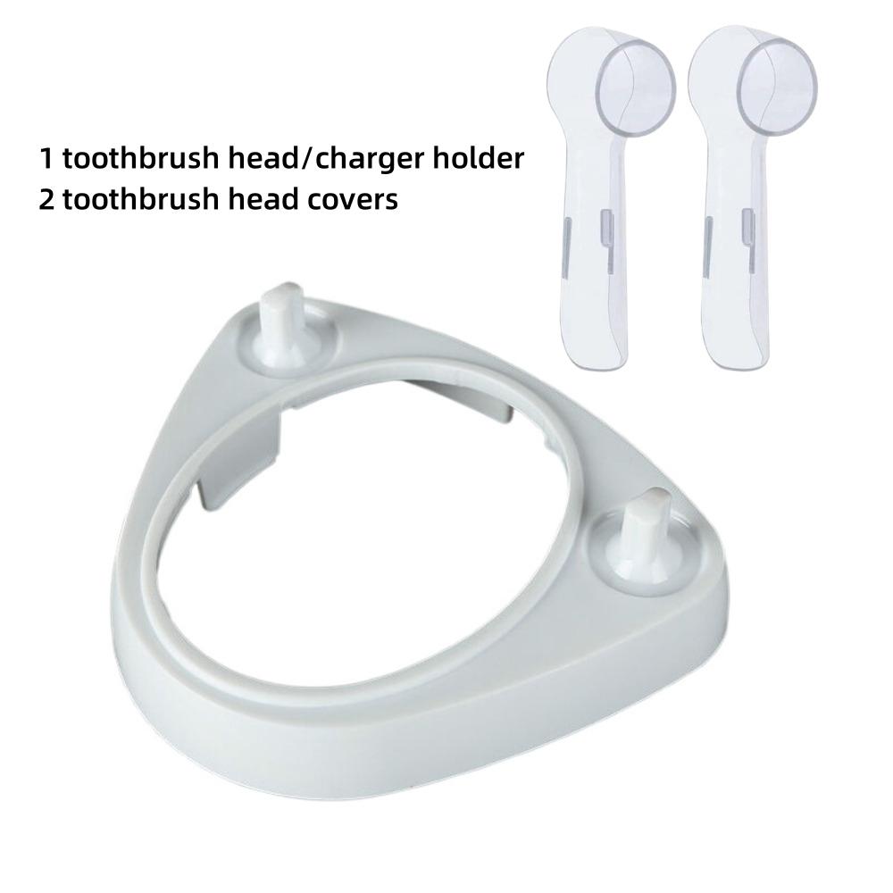 Electric Toothbrush Charging Base Holder and Replacement Brush Heads for Oral B Electric Toothbrushes PRO Series