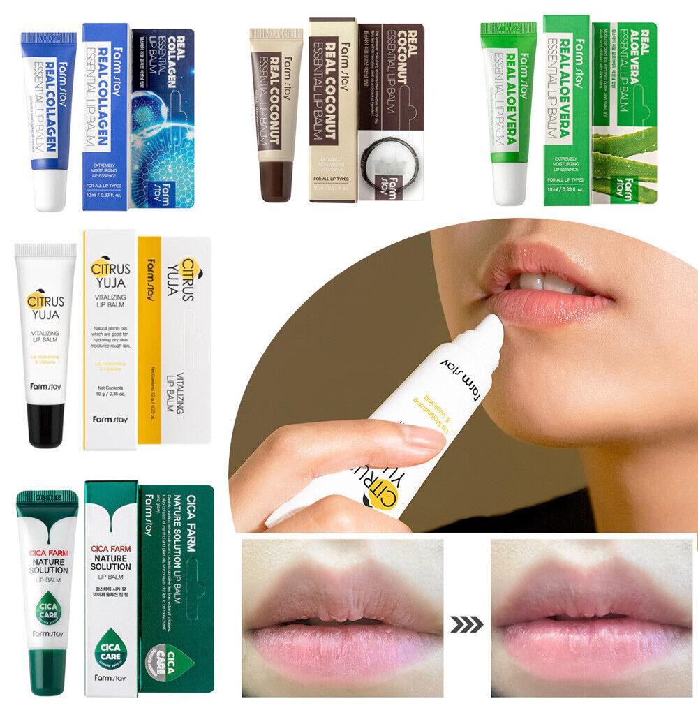 FARM STAY Bálsamo Labial Essencial de Coco Real 10g+ BRINDE ALEATÓRIO