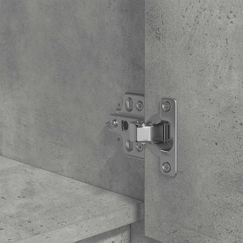 Highboard Concrete Grey 29.5 x 34 x 119.5 cm Particleboard