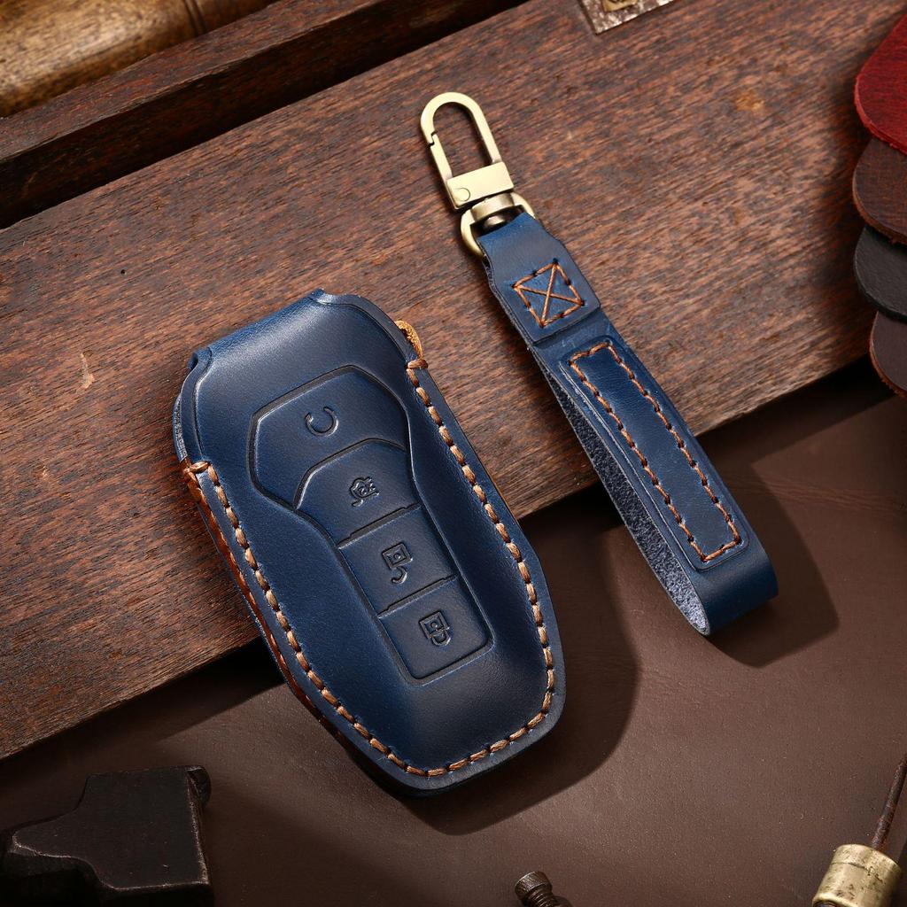 Handmade Car Key Bag for BYD Models: Tang, Song Plus DMI, Dolphin, Han