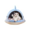 Closed Four-season Universal Kitten Nest High Rebound PP Cotton Windproof Warm Cat House Bed Soft Crystal Velvet Pet Nest