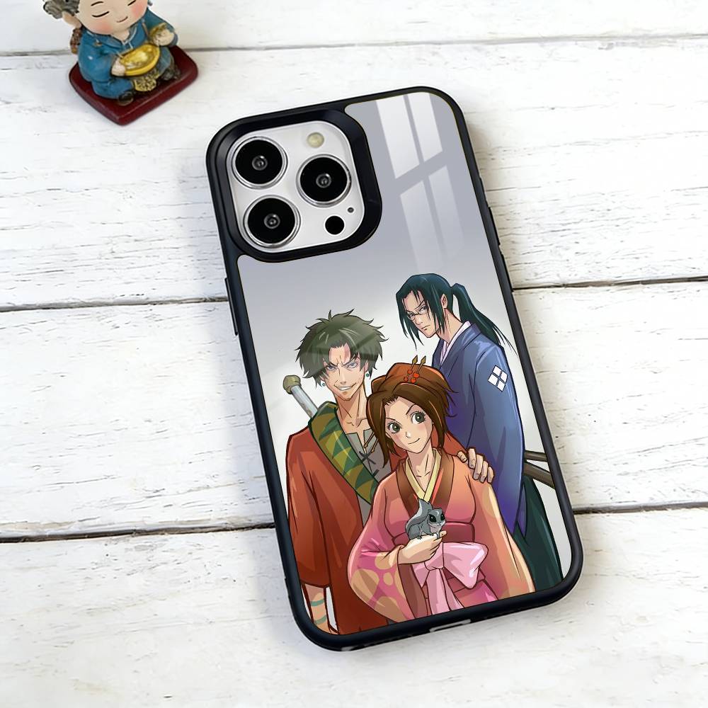 Anime S-Samurai C-Champloo Phone Case For iPhone17,16,15,14,13,12,11 Plus,Pro Magnetic with Magsafe Wireless Charging
