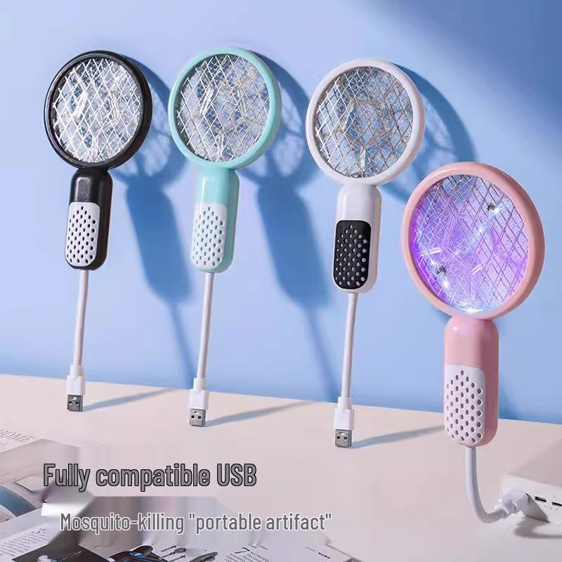 2025 Mini Electric Mosquito Swatter: Powerful Mosquito and Fly Killer Lamp