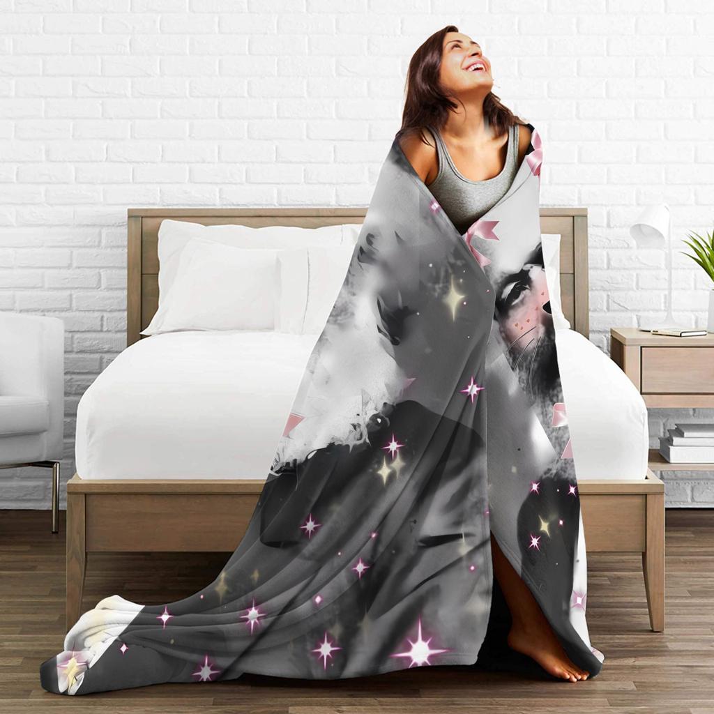 Super Warm Blankets Camping Karl Marx Engels and Lenin Throw Blanket  Flannel Bedspread For Couch Bed Graphic Sofa Bed Cover