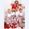 2026 Family of Four Matching Deer Print Christmas Pajamas for Autumn