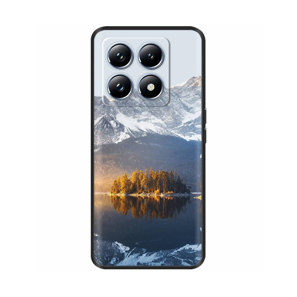 For Xiaomi Mi 14T Pro Case Soft Liquid Silicone Protection Back Cover for Xiaomi 14T Pro Mi14T 5G Cases Painted Cartoon Fundas