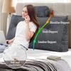 Wedge Headboard Pillow Triangle Cushion Waist Support with Neck Pillow