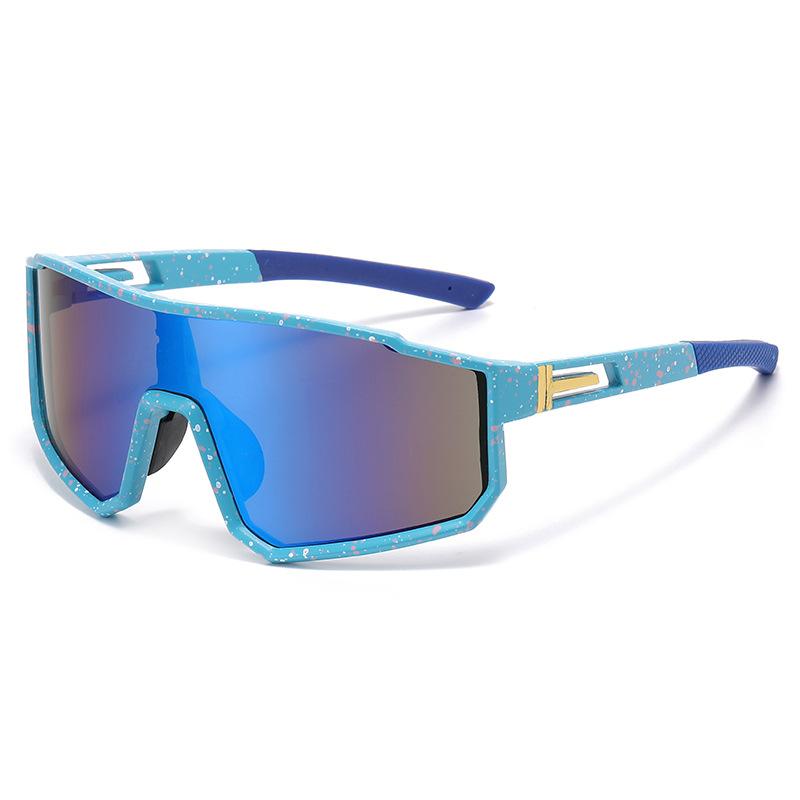 Cross Border New Riding Sunglasses Windproof European American Integrated Outdoor Sports Goggles Fashionable Colorful