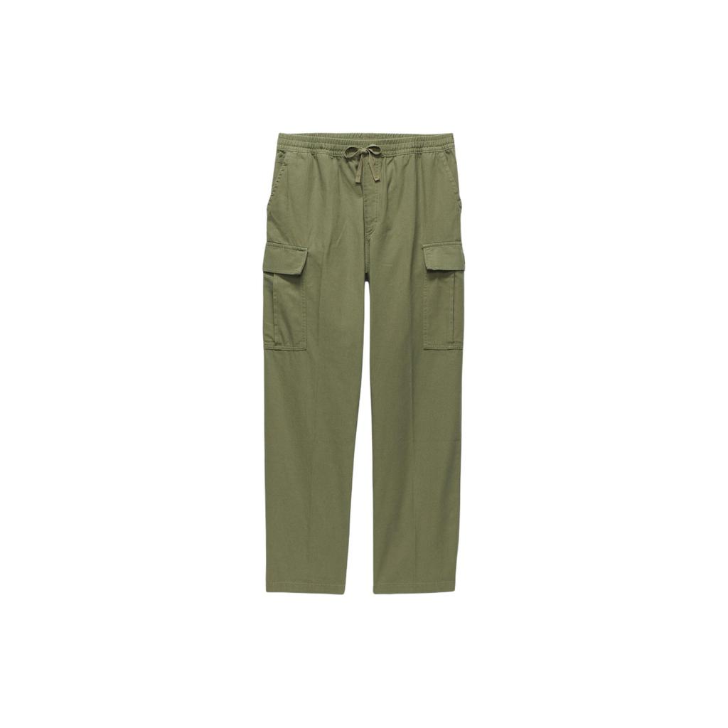 Vans Solid Color Multi-Pocket Loose Cargo Pants Men Pants Army-Green VN0005Z1AMB