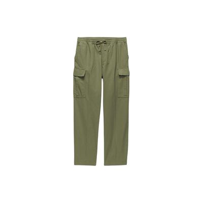 Solid Color Multi-Pocket Loose Cargo Pants Men Pants Army-Green VN0005Z1AMB