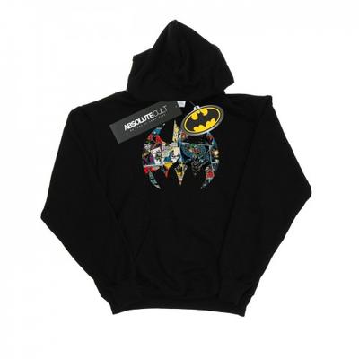Boys Batman Comic Book Logo Hoodie