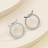 Fashion Creative Simple Hollow Geometric Circle Earrings For Women