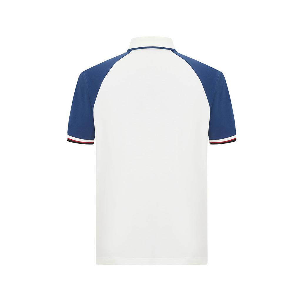 Men's Fashion Color Block Short Sleeve Polo Shirt