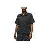 Jordan Solid Color Woven Loose Casual Comfortable Short Sleeve Shirt Women Tops Black FN5767-045