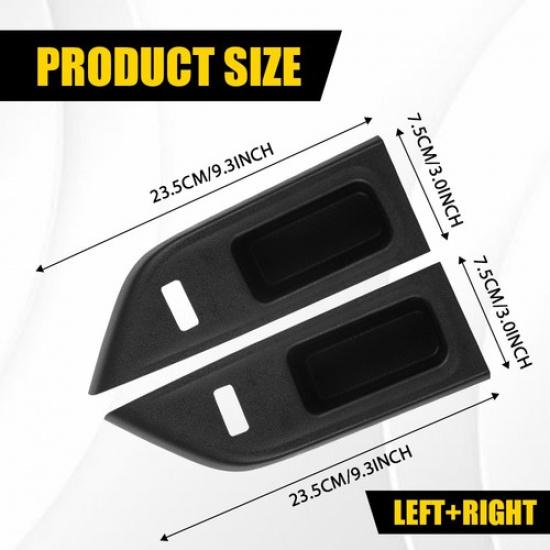 LH+RH Window Switch Bezel Trim Panel Cover For Toyota Yaris Hatchback 2012-2015
