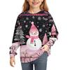 Christmas Day Sweatshirts For Children Boys And Girls Knit Sweater Cute Shirt Fall Crewneck Pullover Tops