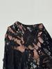 2025 Spring/Autumn Women's Lace Halter See-through Bodycon Dress