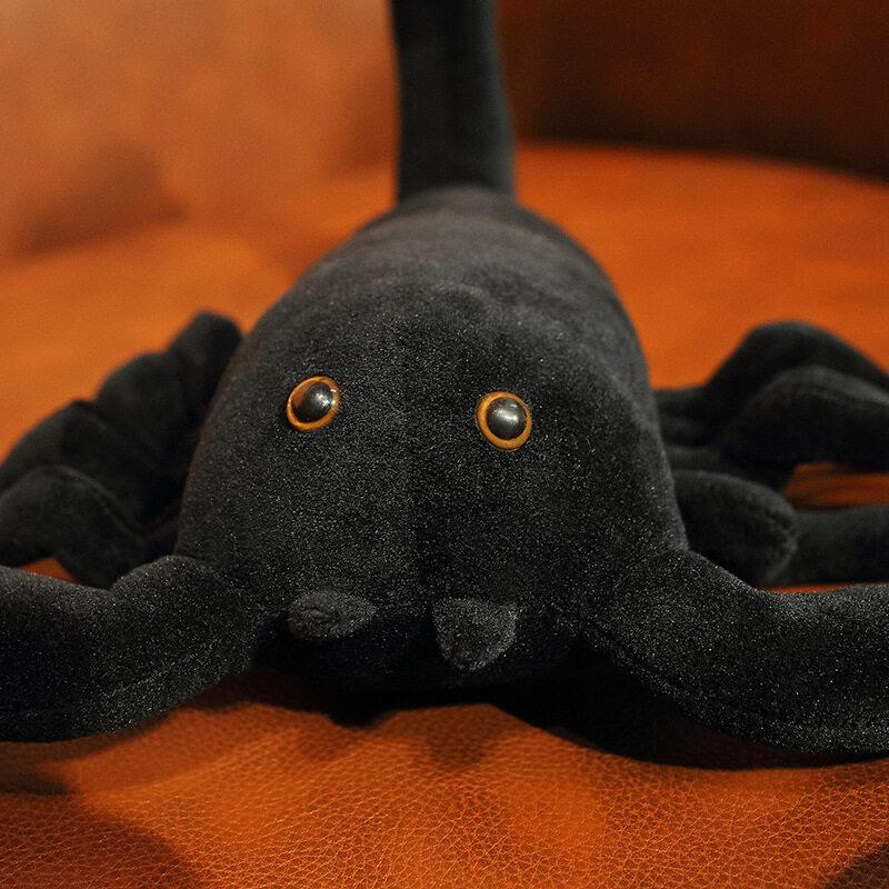 Simulation Black Scorpion Stuffed Animal Soft Creeping Playthings Unique Plushie Model Dolls Collection Ideal For Vintage Halloween