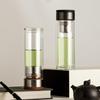 SUPOR 380ml Double Wall Glass Tea Infuser Bottle