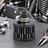 Engine Breather Filter Replacement, 12 Mm Engine Cover Filter with Metal Housing for Breather Line Service and Care