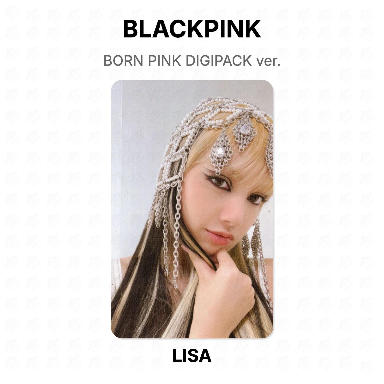 BLACKPINK BORN PINK DIGIPACK ver. Official Photocard LISA