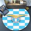 Lazio Football Club Emblem Round Rug for Livingroom,Bedroom, Palyroom, Chair Rug, Area rug, Circle Carpet, Fan Christmas gift
