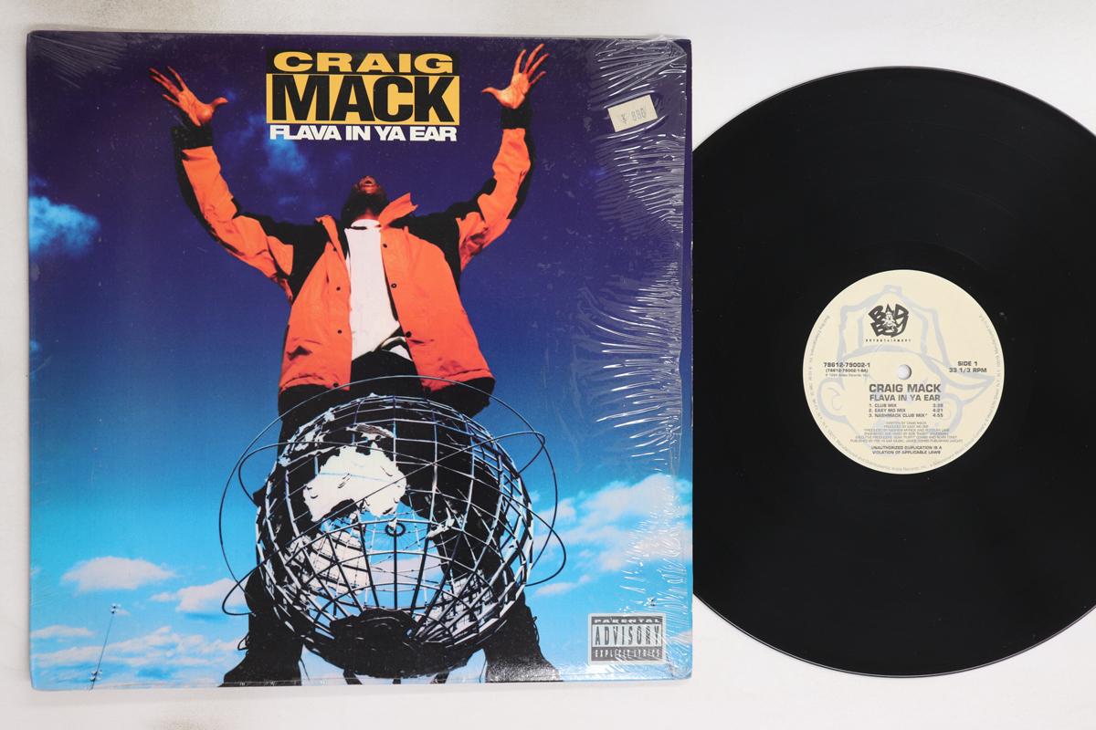 

12-дюймовая пластинка CRAIG MACK - Flava In Ya Ear 78612790021 Bad Boy Enterta 1994 US Рэп и хип-хоп/R&B Б/У