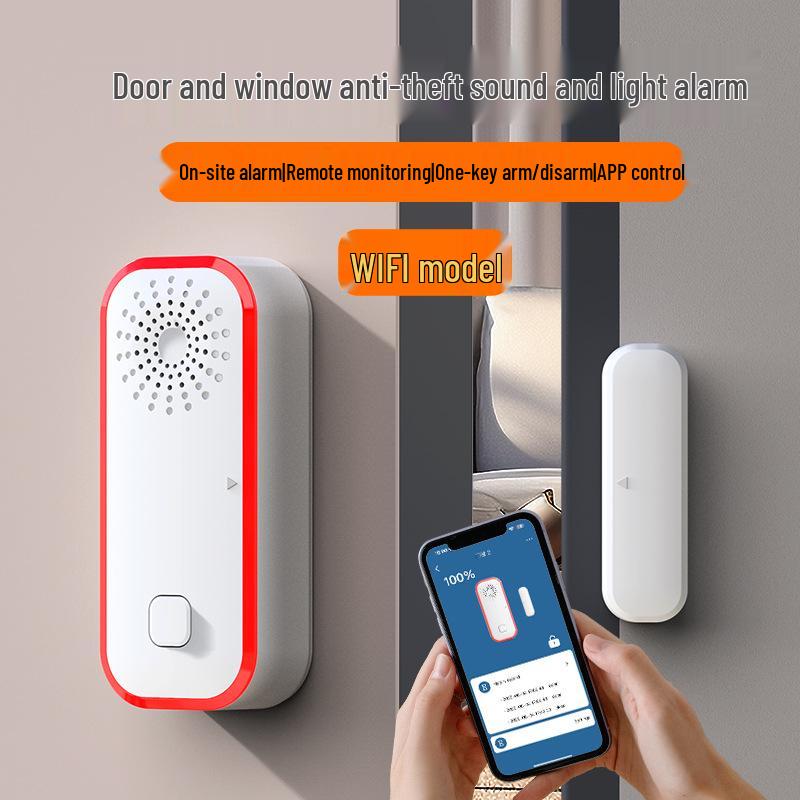 

WiFi Magnetic Door/Window Sensor Alarm with Low Power Smart Detection