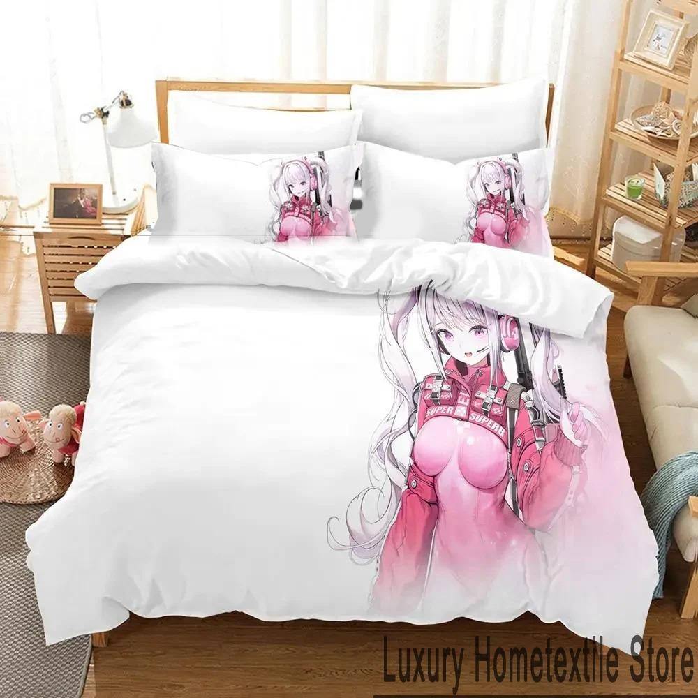 3D Print Anime NIKKE Goddess of Victory Bedding Set Double Twin King Duvet Cover Comforter Pillowcase Boys Girls Adults Bedroom