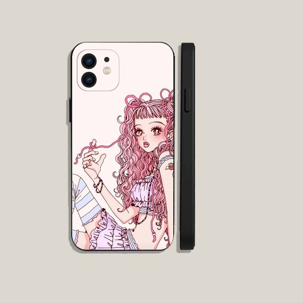 P-Paradise Kiss Manga Phone Case For iPhone16,15,14,13,12,11,Plus,Pro Max,XS,X,XR,SE,Mini,8,7 Soft Silicone Black Cover