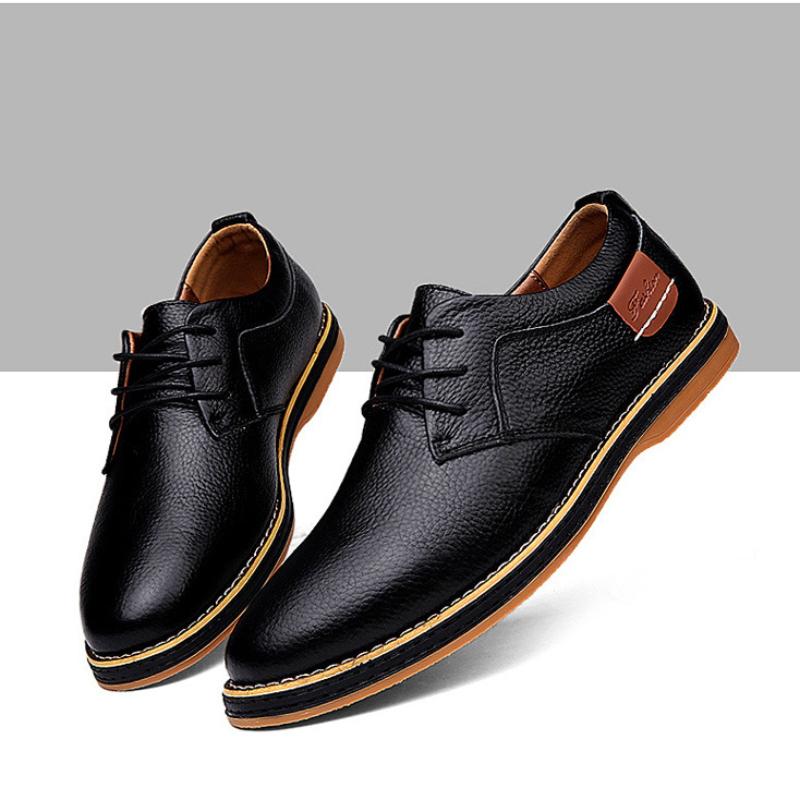 Casual Men Shoes Luxury Italian Style England Business Shoes Casual Comfort Shoes