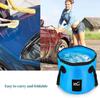 12L Super Lightweight Foldable Water Bucket Ultimate Camping Hiking Fishing Companion Durable Compact Versatile for Washing Need
