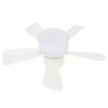 Ceiling Fan with Light 3 Colors Dimmable Quiet LED Ceiling Fan Lamp Screw in E26 Base Timer Function APP Control