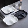 Zhishi 8.5-inch Ceramic Divided Breakfast Plates