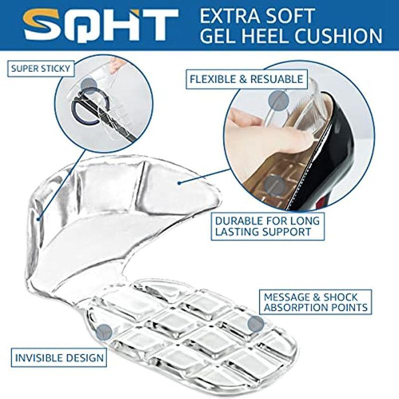 NEW Silicone Heel Protector Cushion GEL Heel Stickers Inserts Grip Women Anti Pain Heel Pads for Shoes Prevent Heel Slip Blister