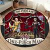 Onepunch Man Round Area Rug Carpet Rug For Living Room Bedroom Sofa Playroom Decor Nonslip Floor Mat
