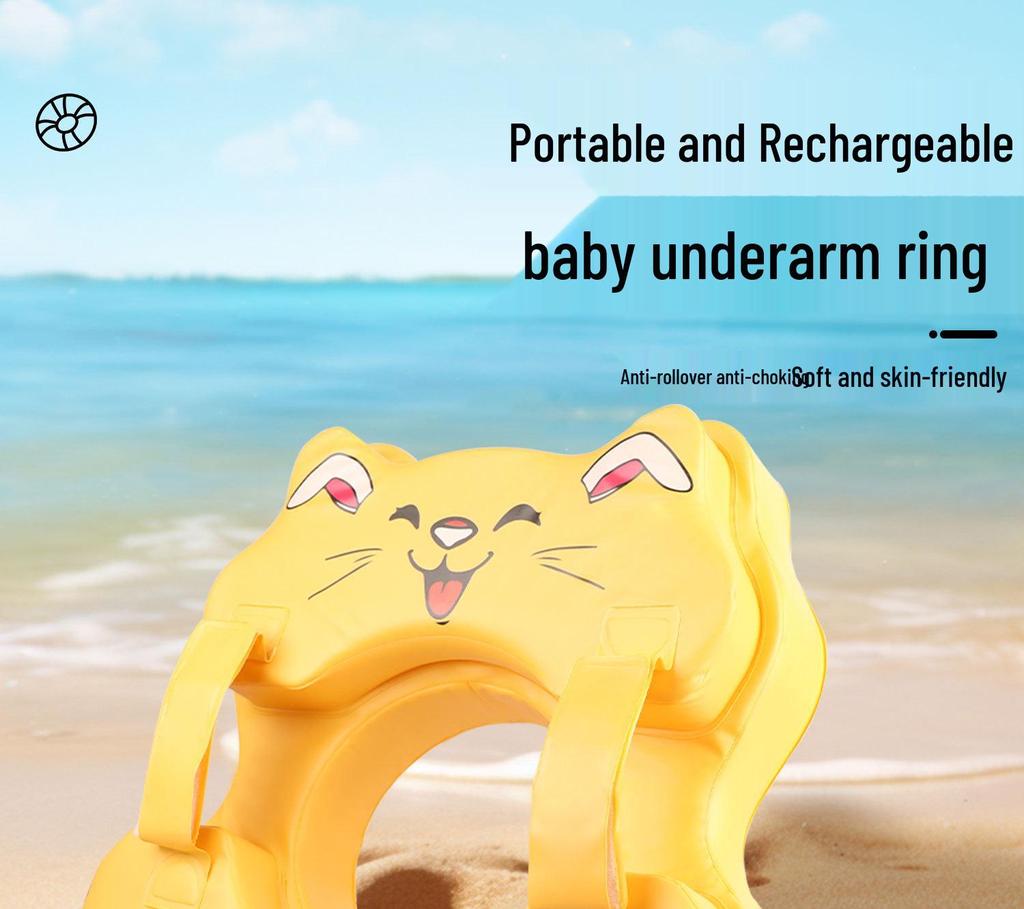 Anti-Rollover Infant Swimming Ring, 0-3 Years, Underarm Support