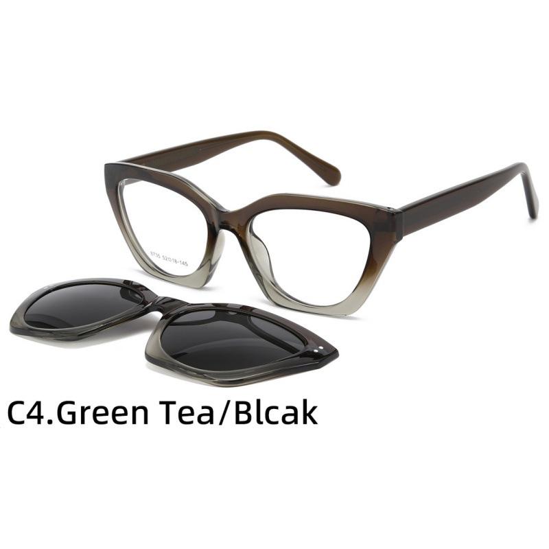 Cat-Eye European & American Polarized Sunglasses: Trendy Anti-UV Protection for Men & Women