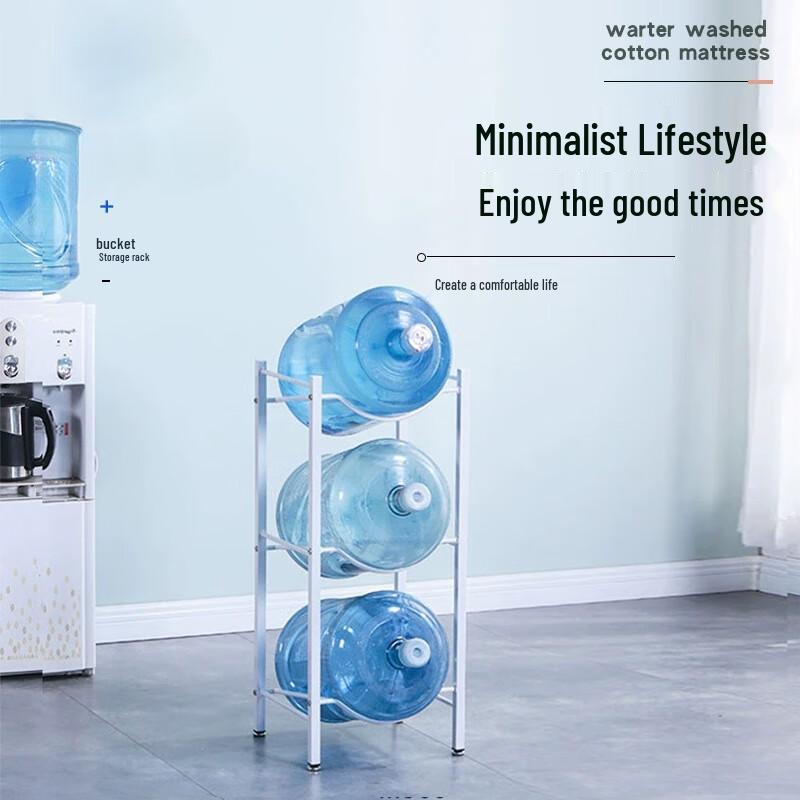 DANLE Floor Standing Water Bottle Storage Rack