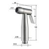 Hand Held Modern Wall-Mounted Bidet Spray for Toilet Sanitary Wares Stainless Steel Bidet Sprayer