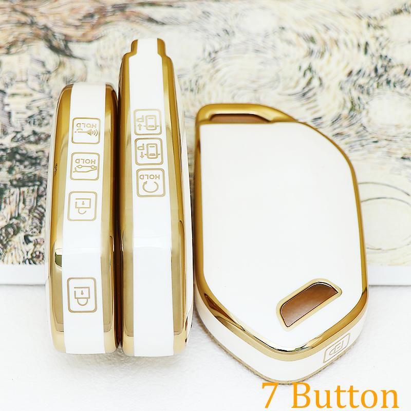 4/5/6/7/8/9 Bottons Car Smart Remote Key Case Cover for Kia Carnival EV9 Picanto GT Line 2024 Auto Shell Fob Holder Accessories