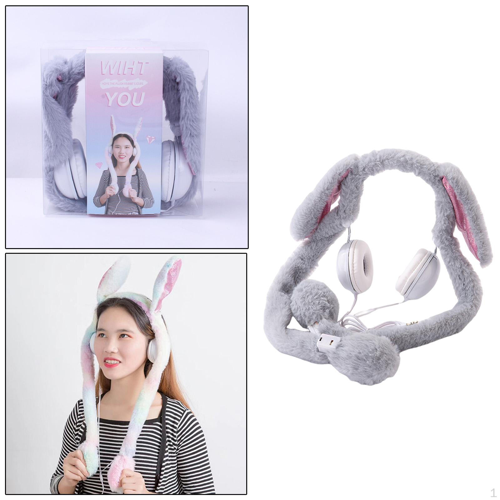 

Cartoon Sweatproof Headphones with Mic for Video Photography Children Adults Phone Gray