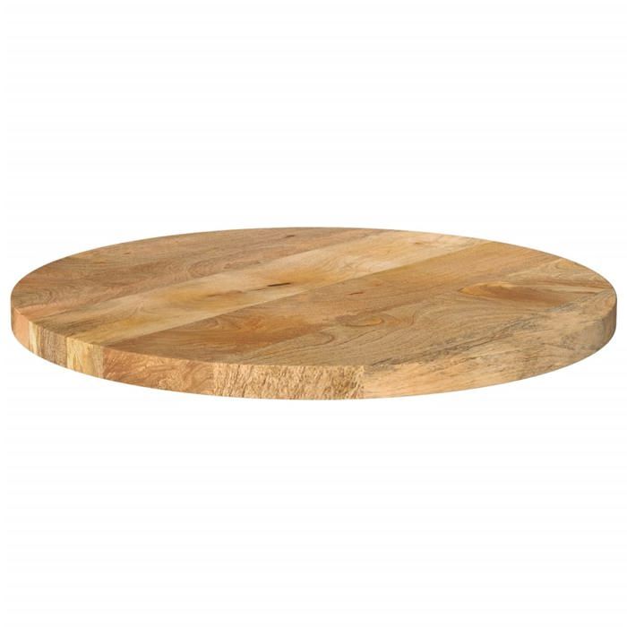 VidaXL Dessus de Table, Dessus de Table de Remplacement, Dessus de Rechange Salle à Manger, Ø 40x3,8 cm Rond Bois de 370059