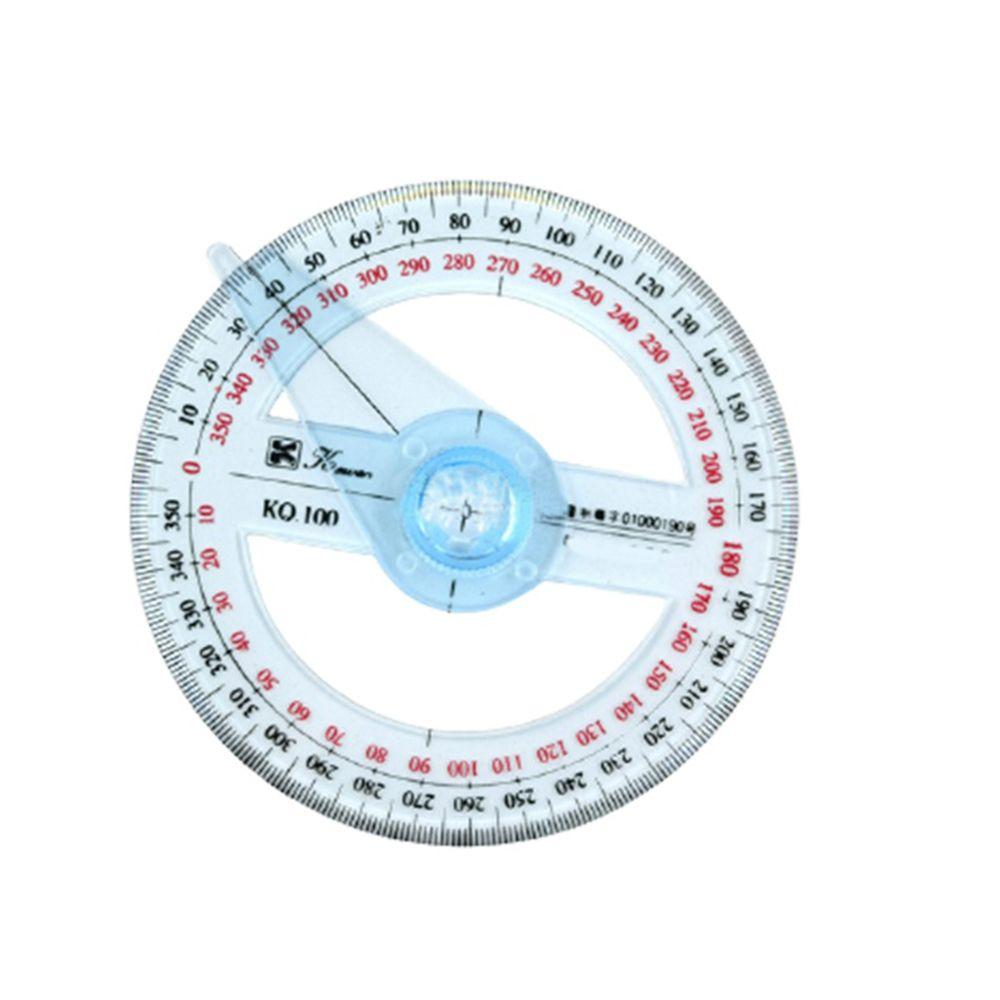 Swing Arm Office Math Full Circle Pointer Angle Ruler Goniometer Protractor Measuring Tools