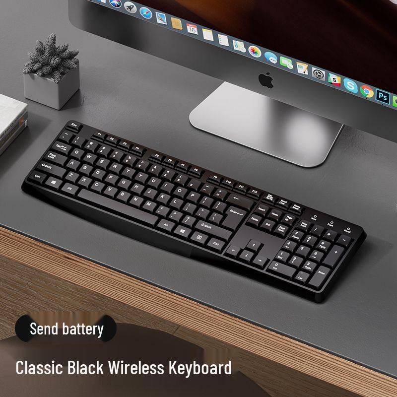 Wireless Esports Gaming Keyboard and Mouse Set - Silent for Desktop, Laptop, or Office Use