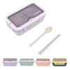 Adult  Box Loveliness 2 Compartments Easy Clean   Compartment Lunch Box 1100ml with Spoon Chopsticks for School for