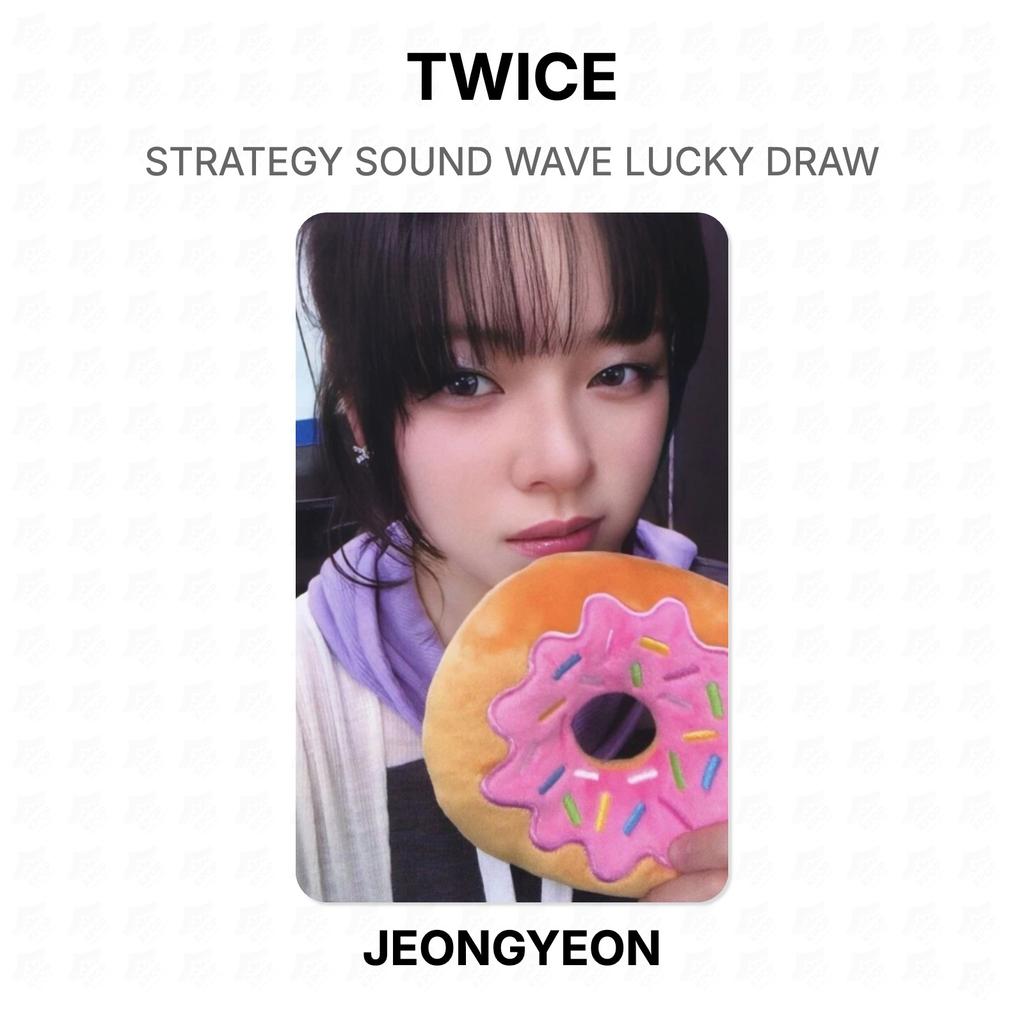 Twice STRATEGY ONDA SONORA SORTEIO OFICIAL Fotocarteira Oficial