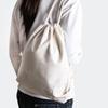 Canvas Drawstring Backpack For Outdoor Sport Riding & Hiking (12.99 X 16.54 Inches/ 32.99 X 42.01 Cm) Gift