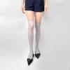 [knee-high Stockings] Lace Tied Ribbon Skyblue