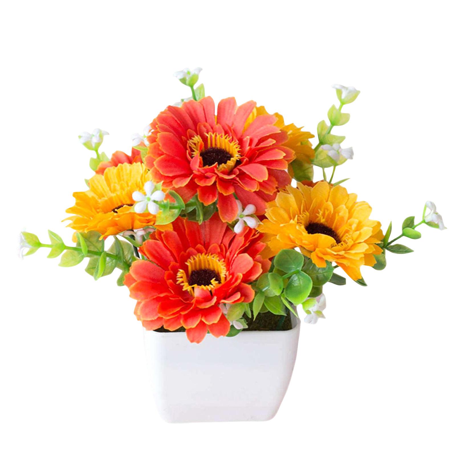 

Decorative Chrysanthemum Potted Plants, Artificial Sunset Chrysanthemum, Artificial Outdoor Sunset Chrysanthemum, Artificial Sunset Mums One Size